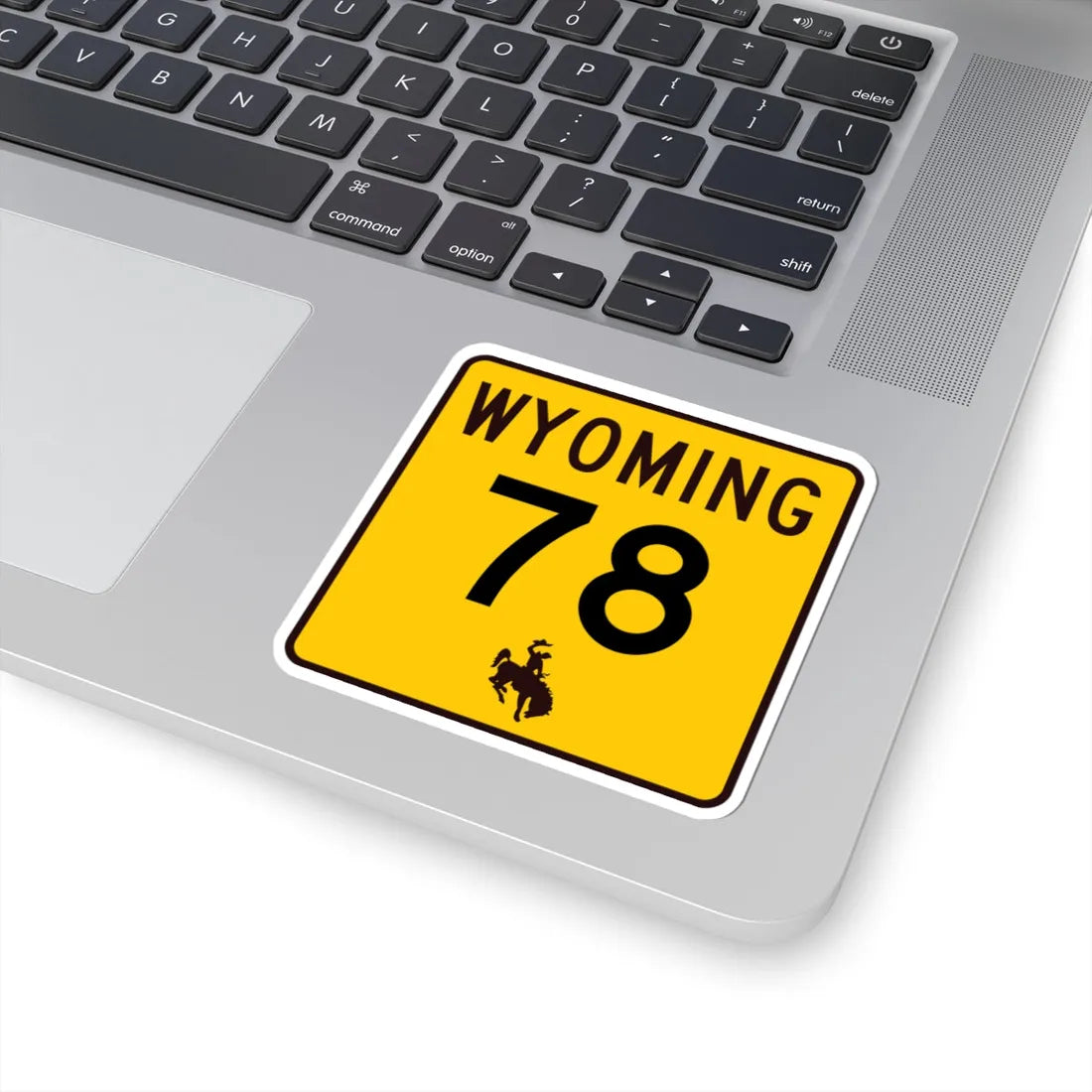 WY-78 (Wyoming) (Road Sign) STICKER Vinyl Kiss-Cut Decal - The Sticker Space