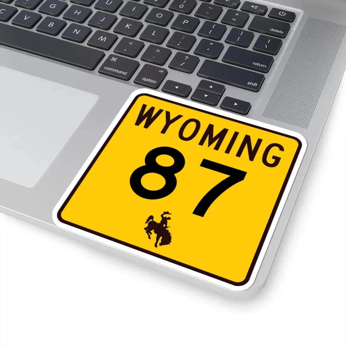 WY-87 (Wyoming) (Road Sign) STICKER Vinyl Kiss-Cut Decal - The Sticker Space