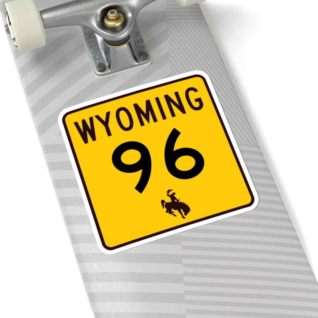 WY-96 (Wyoming) (Road Sign) STICKER Vinyl Kiss-Cut Decal - The Sticker Space
