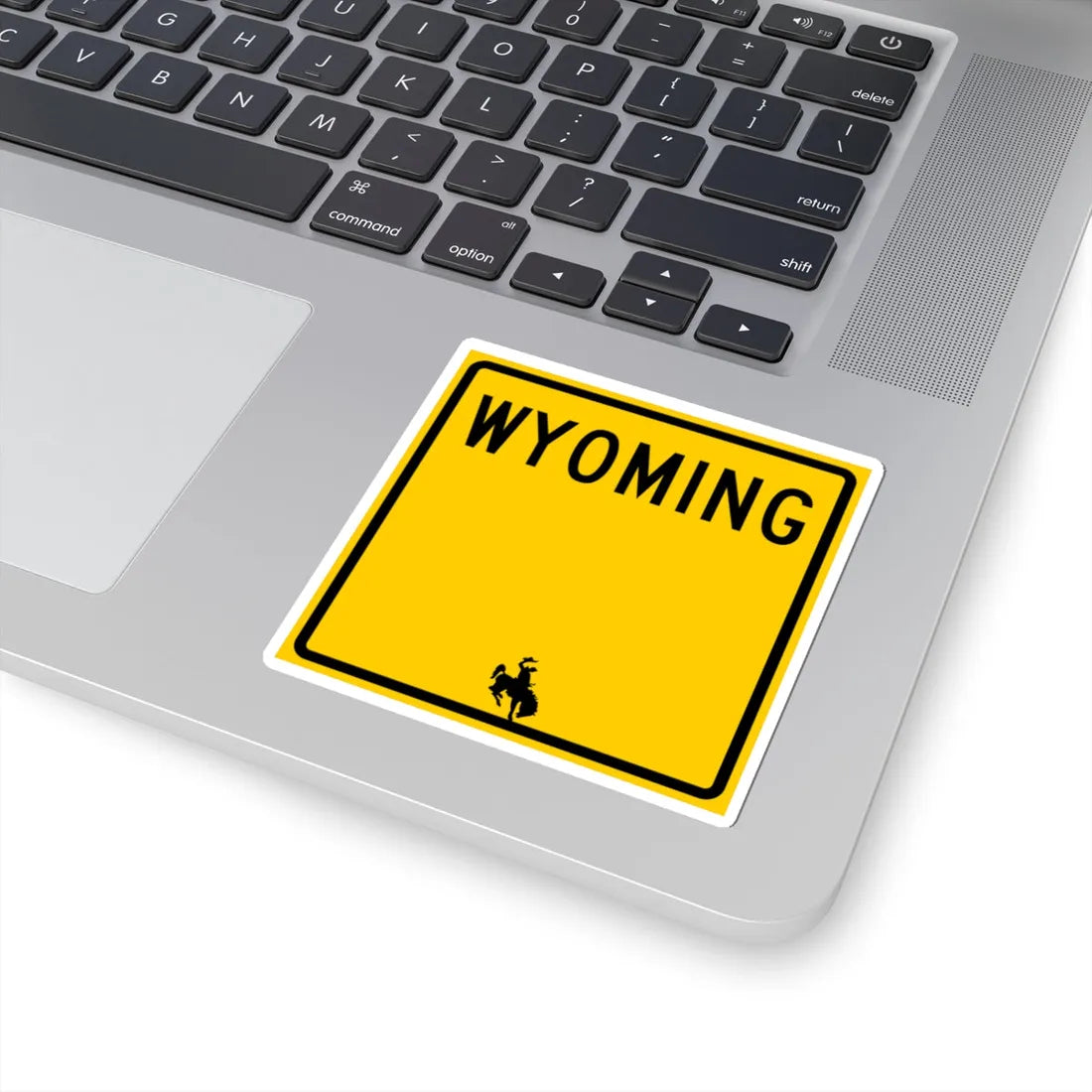 WY-blank (Wyoming) (Road Sign) STICKER Vinyl Kiss-Cut Decal - The Sticker Space