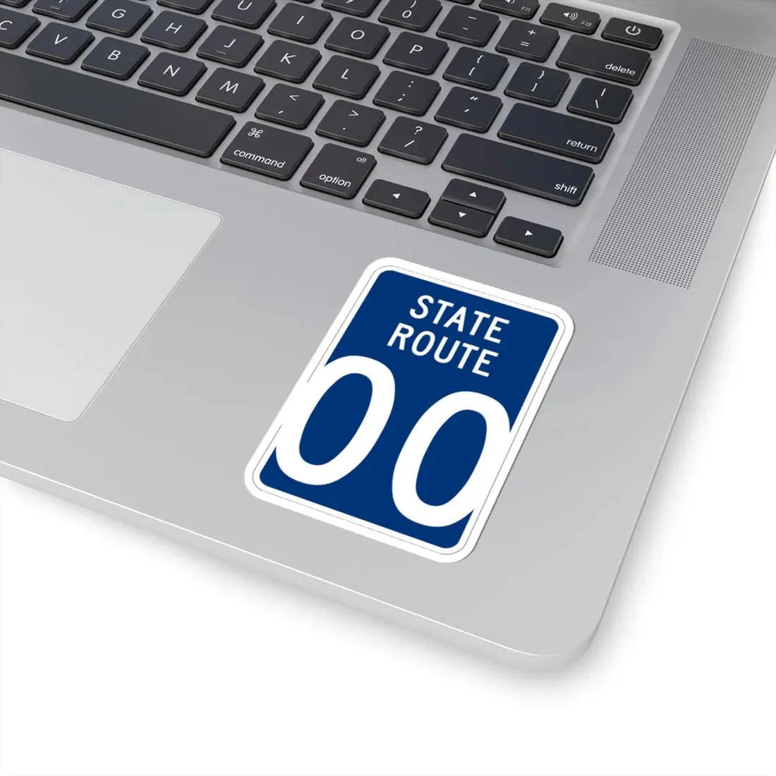 Wyandot County Ohio state route shield template (Ohio) (Road Sign) STICKER Vinyl Kiss-Cut Decal - The Sticker Space