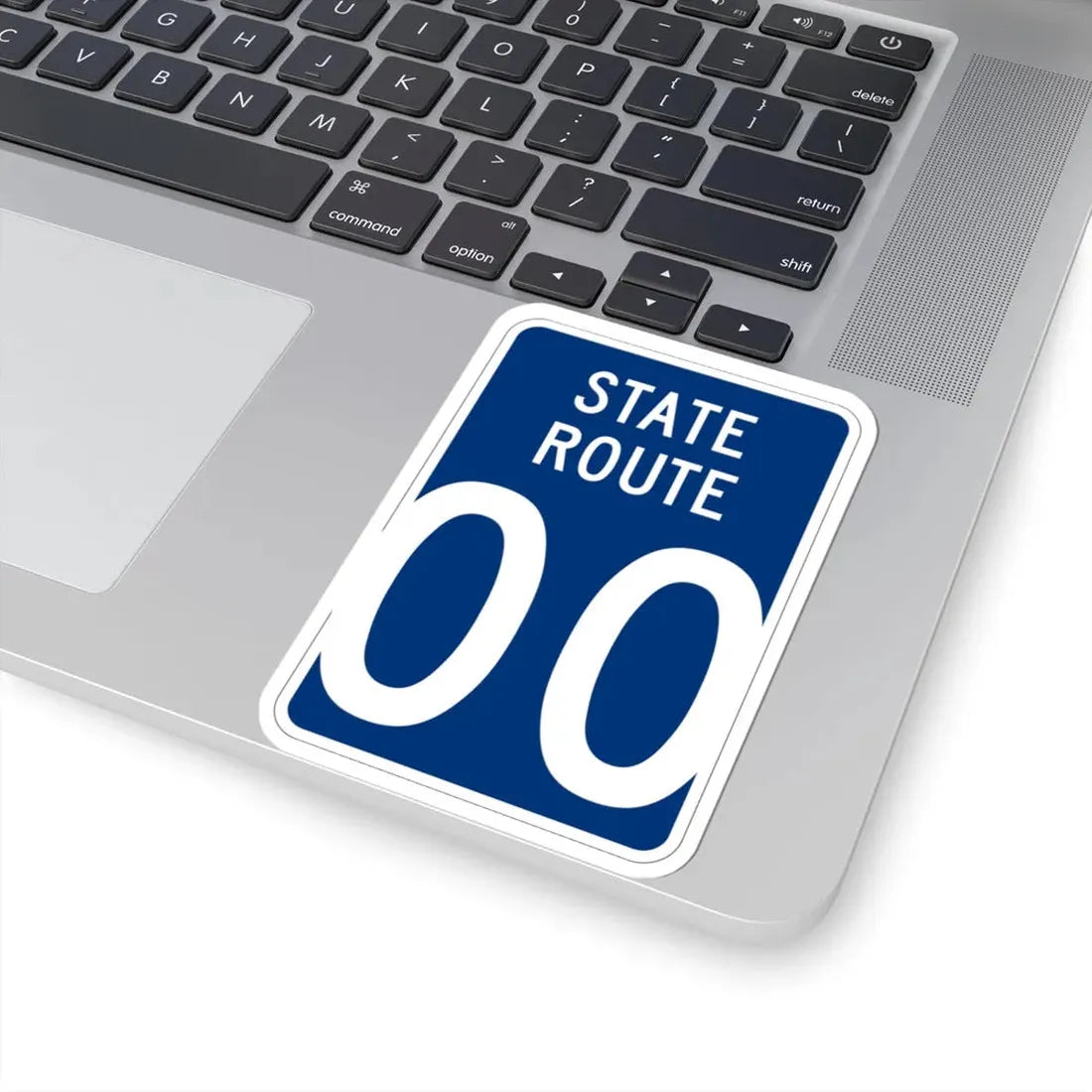 Wyandot County Ohio state route shield template (Ohio) (Road Sign) STICKER Vinyl Kiss-Cut Decal - The Sticker Space