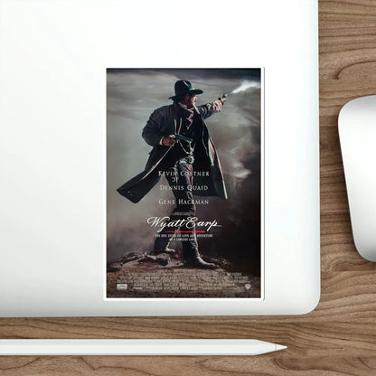 Wyatt Earp 1994 Movie Poster STICKER Vinyl Die-Cut Decal - The Sticker Space