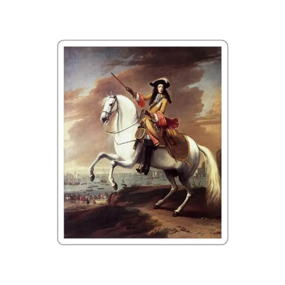 WYCK, Jan - William III Landing at Brixham, Torbay (Artwork) STICKER Vinyl Die-Cut Decal White Die-Cut 2 Inch - The Sticker Space