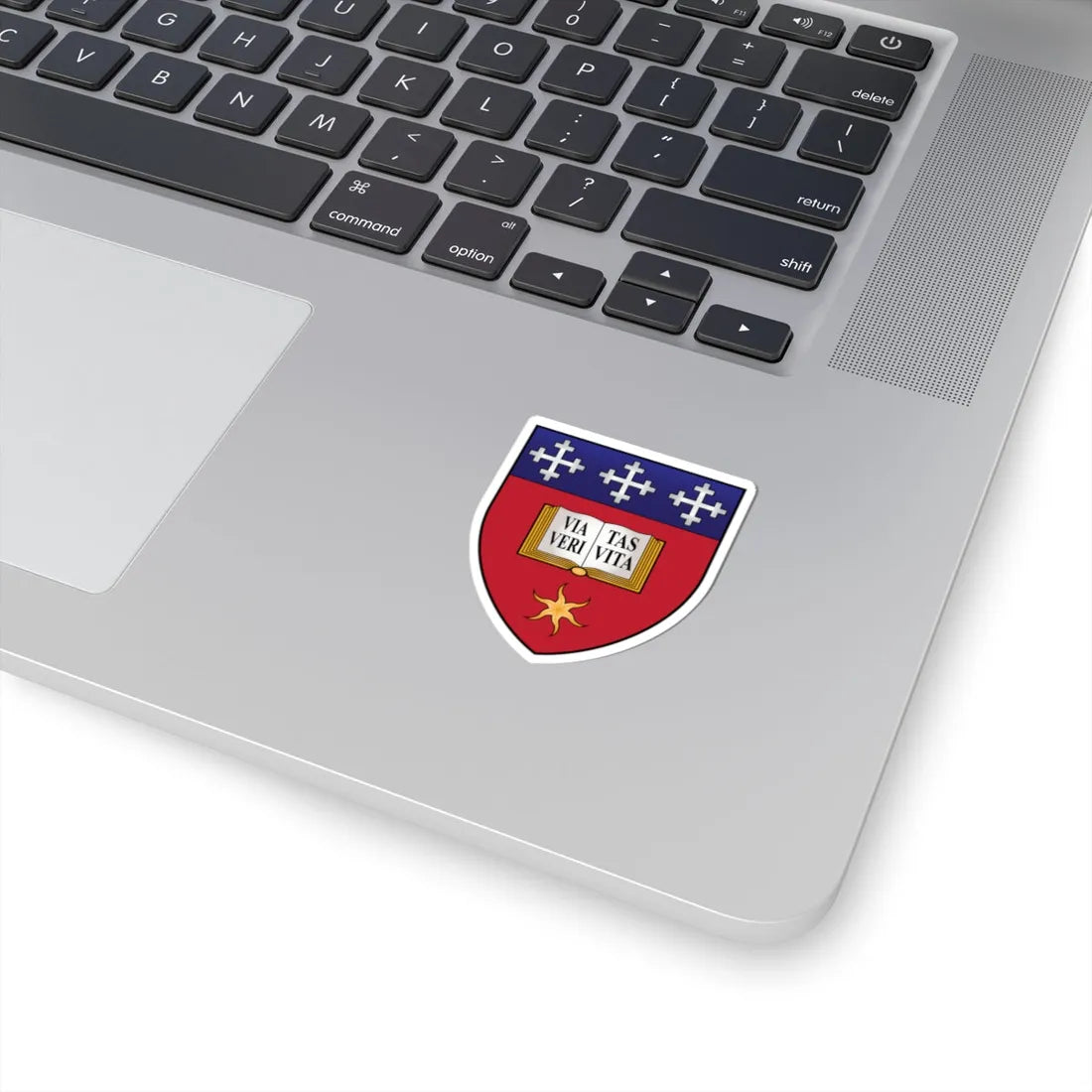 Wycliffe Hall Oxford Coat Of Arms (England) (Coat of Arms) STICKER Vinyl Kiss-Cut Decal - The Sticker Space