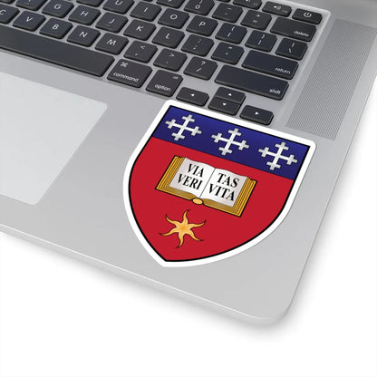Wycliffe Hall Oxford Coat Of Arms (England) (Coat of Arms) STICKER Vinyl Kiss-Cut Decal - The Sticker Space