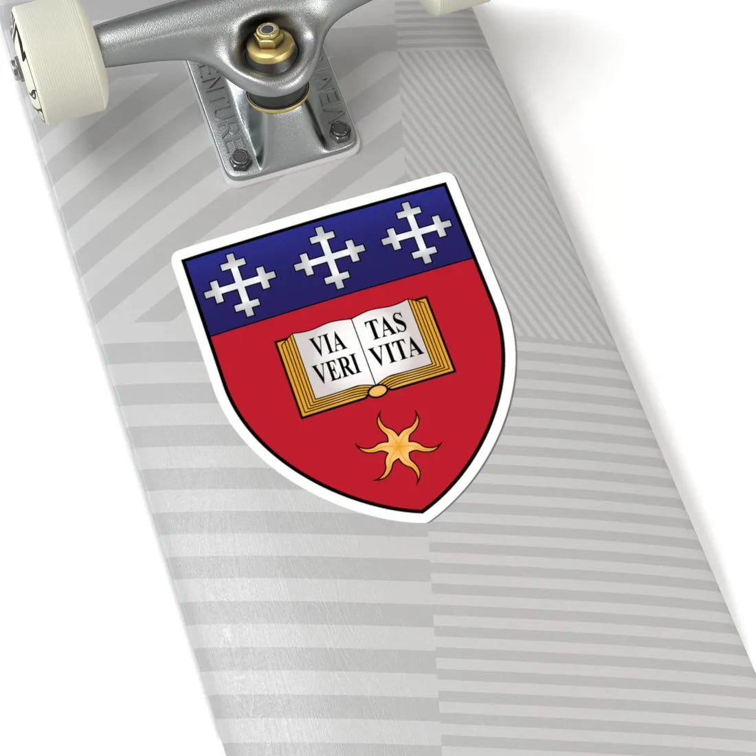 Wycliffe Hall Oxford Coat Of Arms (England) (Coat of Arms) STICKER Vinyl Kiss-Cut Decal - The Sticker Space