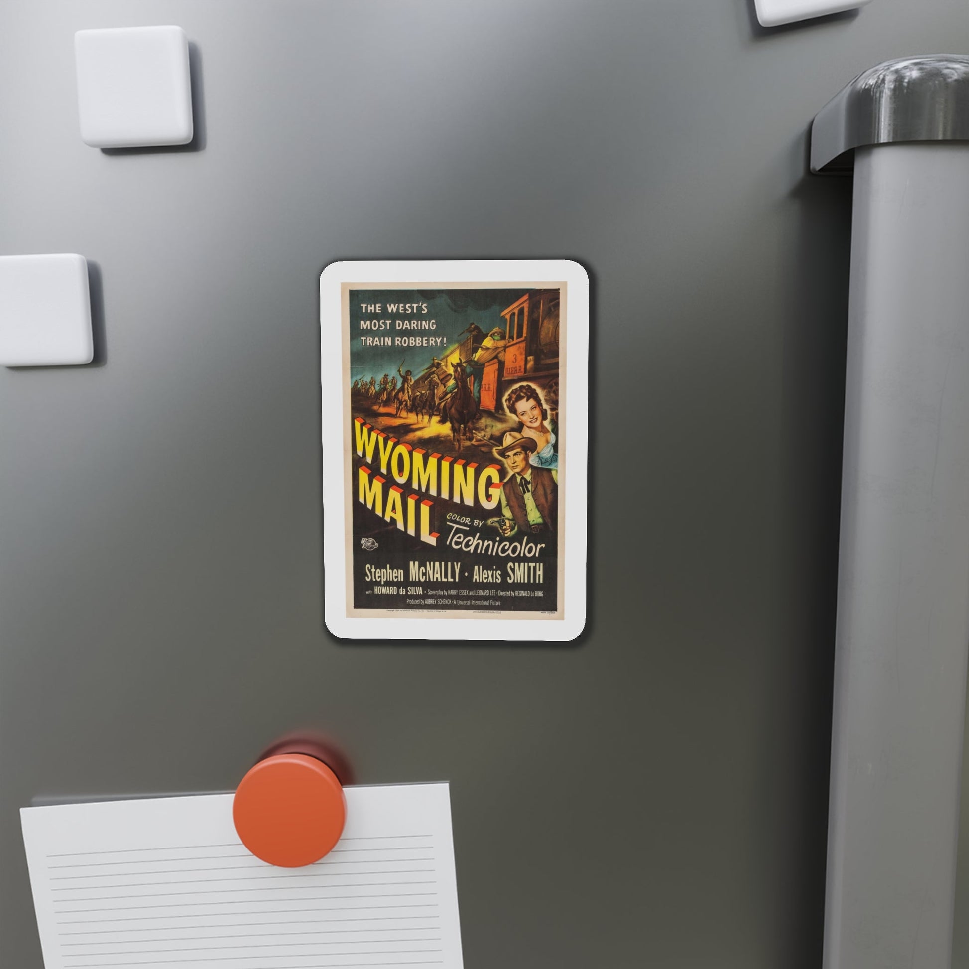 Wyoming Mail 1950 Movie Poster Die-Cut Magnet-The Sticker Space
