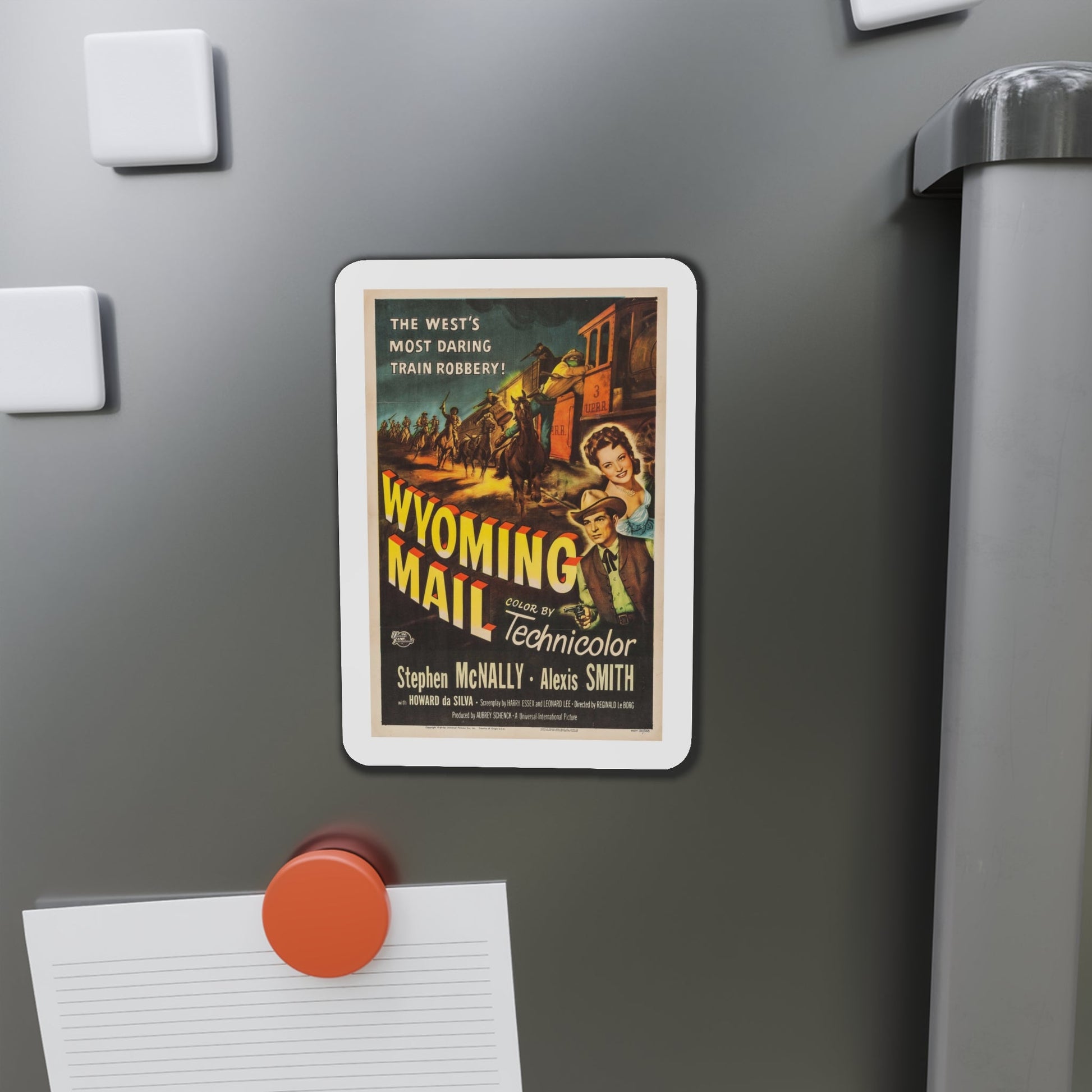 Wyoming Mail 1950 Movie Poster Die-Cut Magnet-The Sticker Space