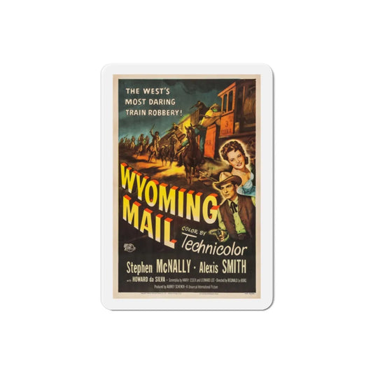 Wyoming Mail 1950 Movie Poster Refrigerator Magnet 2 Inch - The Sticker Space