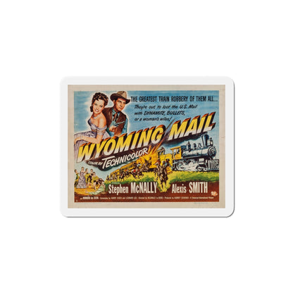 Wyoming Mail 1950 v2 Movie Poster Die-Cut Magnet-5 Inch-The Sticker Space