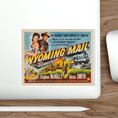 Wyoming Mail 1950 v2 Movie Poster STICKER Vinyl Die-Cut Decal-The Sticker Space