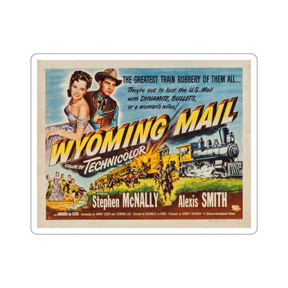 Wyoming Mail 1950 v2 Movie Poster STICKER Vinyl Die-Cut Decal-4 Inch-The Sticker Space