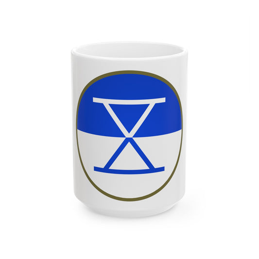 X Corps (U.S. Army) White Coffee Mug-15oz-The Sticker Space