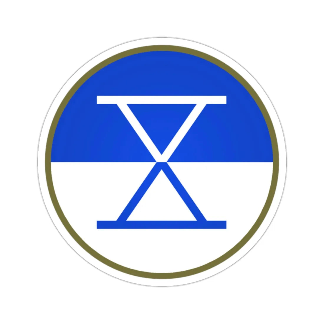 X Corps (U.S. Army) STICKER Vinyl Die-Cut Decal 2 Inch - The Sticker Space