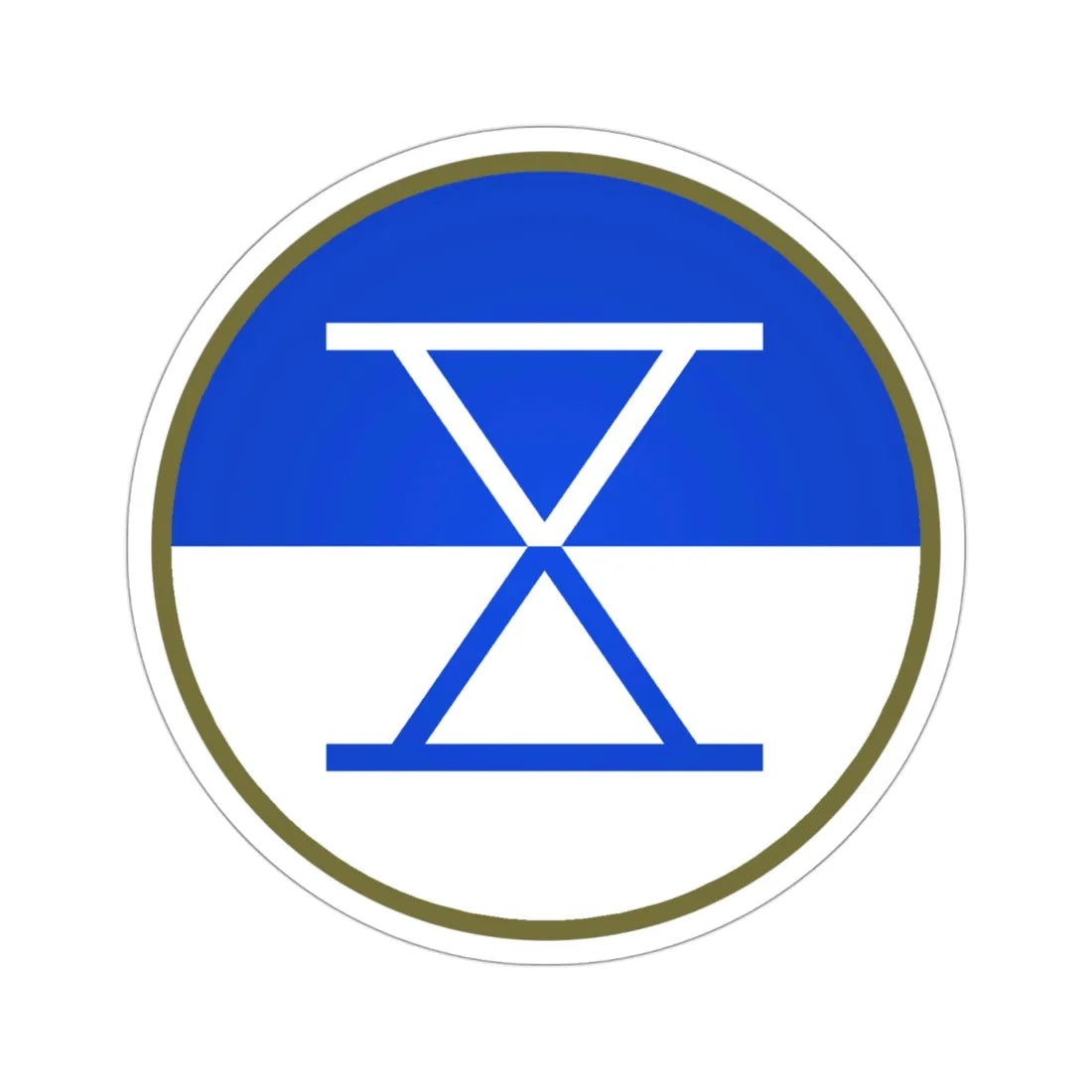 X Corps (U.S. Army) STICKER Vinyl Die-Cut Decal 3 Inch - The Sticker Space