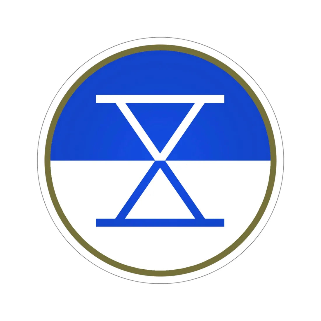 X Corps (U.S. Army) STICKER Vinyl Die-Cut Decal 4 Inch - The Sticker Space