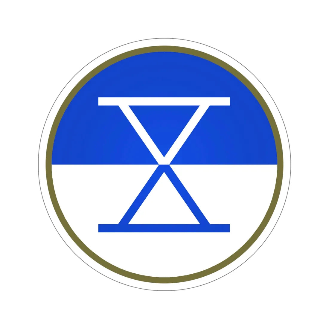 X Corps (U.S. Army) STICKER Vinyl Die-Cut Decal 5 Inch - The Sticker Space