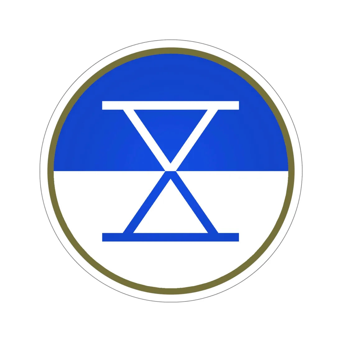 X Corps (U.S. Army) STICKER Vinyl Die-Cut Decal 6 Inch - The Sticker Space