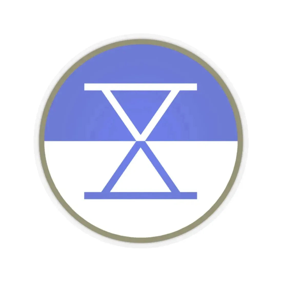 X Corps (U.S. Army) STICKER Vinyl Kiss-Cut Decal 2 Inch Transparent - The Sticker Space