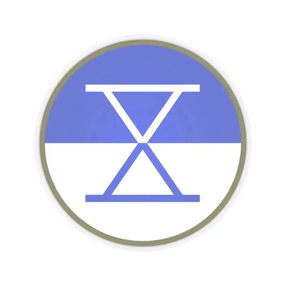 X Corps (U.S. Army) STICKER Vinyl Kiss-Cut Decal 2 Inch Transparent - The Sticker Space