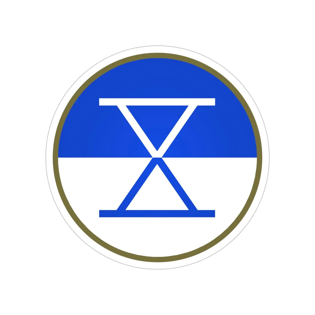 X Corps (U.S. Army) Transparent STICKER Die-Cut Vinyl Decal 6 Inch - The Sticker Space