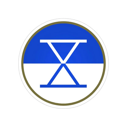 X Corps (U.S. Army) Transparent STICKER Die-Cut Vinyl Decal 6 Inch - The Sticker Space