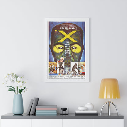 X - THE MAN WITH THE X - RAY EYES 1963 - Framed Movie Poster-The Sticker Space