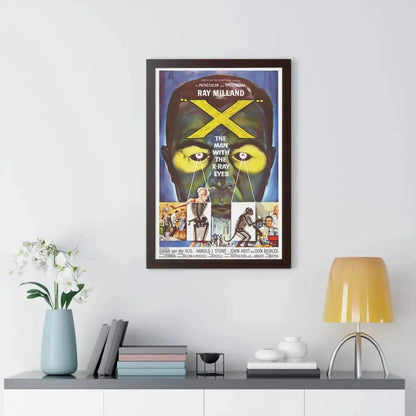 X - THE MAN WITH THE X - RAY EYES 1963 - Framed Movie Poster - The Sticker Space