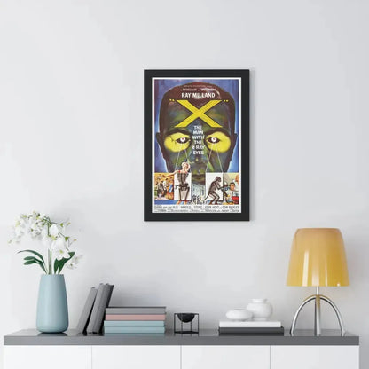 X - THE MAN WITH THE X - RAY EYES 1963 - Framed Movie Poster - The Sticker Space