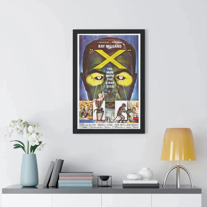 X - THE MAN WITH THE X - RAY EYES 1963 - Framed Movie Poster - The Sticker Space