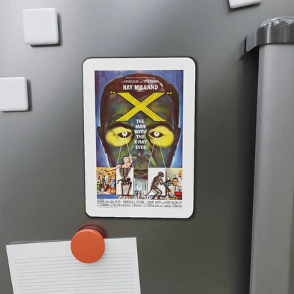 X - THE MAN WITH THE X - RAY EYES 1963 Movie Poster - Refrigerator Magnet - The Sticker Space