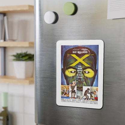 X - THE MAN WITH THE X - RAY EYES 1963 Movie Poster - Refrigerator Magnet - The Sticker Space