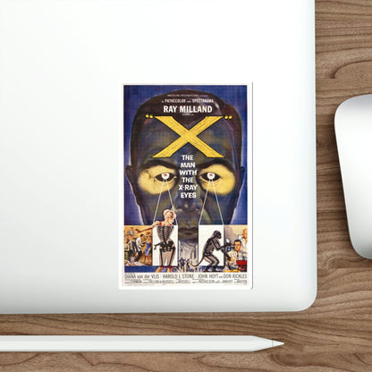 X The Man with the XRay Eyes 1963 Movie Poster STICKER Vinyl Die-Cut Decal-The Sticker Space