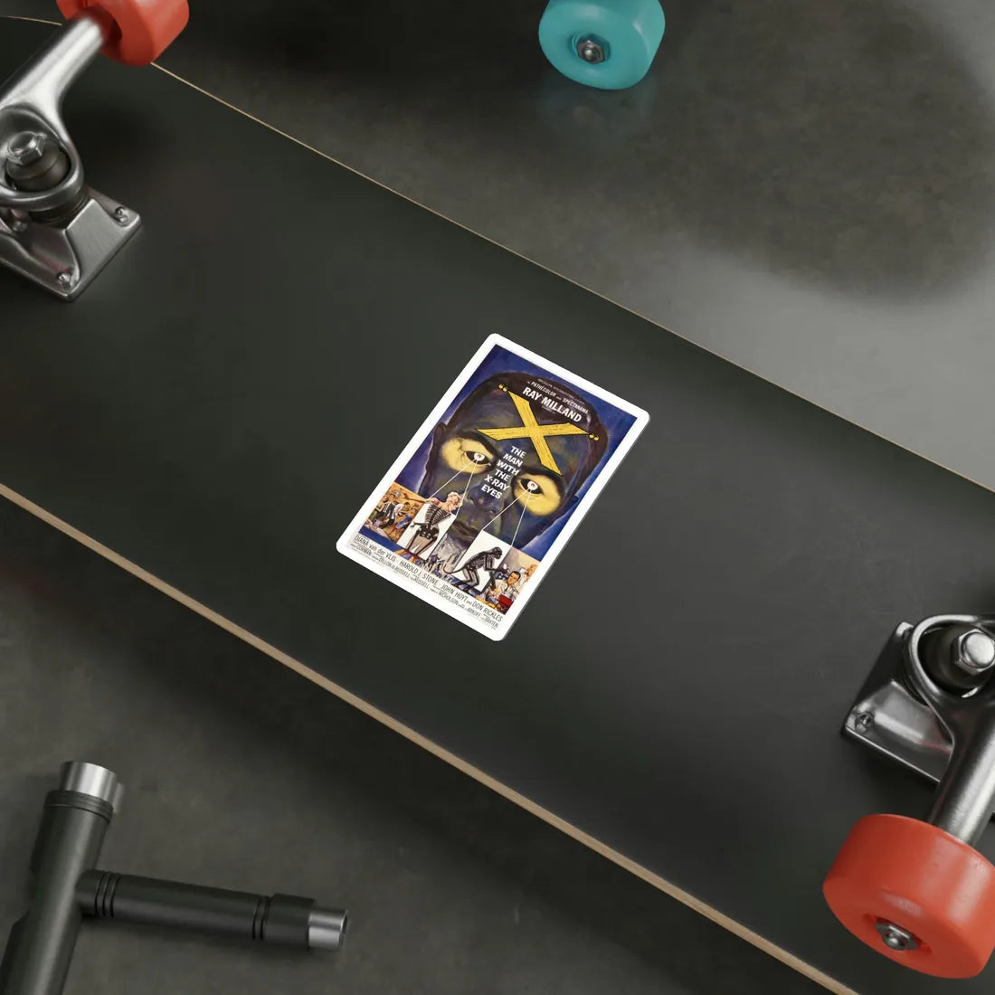 X The Man with the XRay Eyes 1963 Movie Poster STICKER Vinyl Die-Cut Decal - The Sticker Space