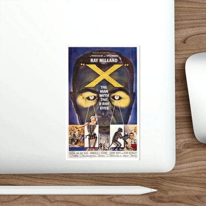 X The Man with the XRay Eyes 1963 Movie Poster STICKER Vinyl Die-Cut Decal - The Sticker Space
