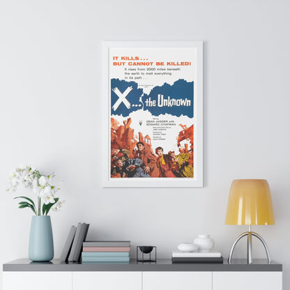 X - THE UNKNOWN 1956 - Framed Movie Poster-The Sticker Space