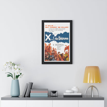 X - THE UNKNOWN 1956 - Framed Movie Poster-The Sticker Space