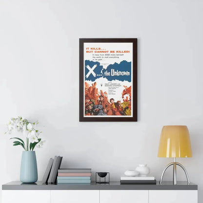 X - THE UNKNOWN 1956 - Framed Movie Poster - The Sticker Space