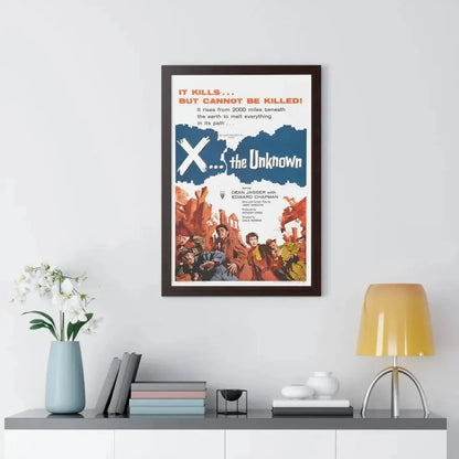 X - THE UNKNOWN 1956 - Framed Movie Poster - The Sticker Space