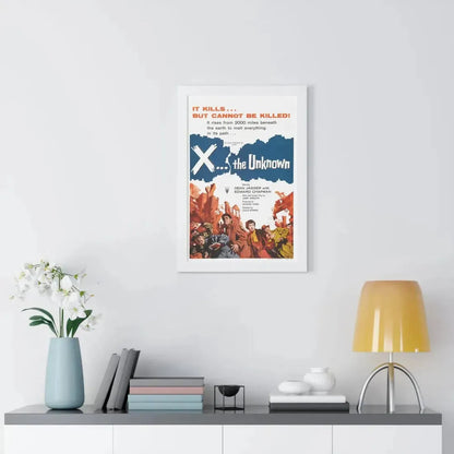 X - THE UNKNOWN 1956 - Framed Movie Poster - The Sticker Space
