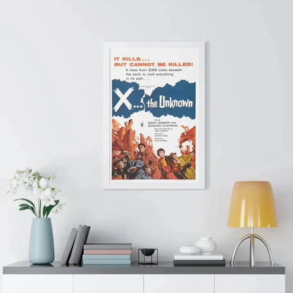 X - THE UNKNOWN 1956 - Framed Movie Poster - The Sticker Space