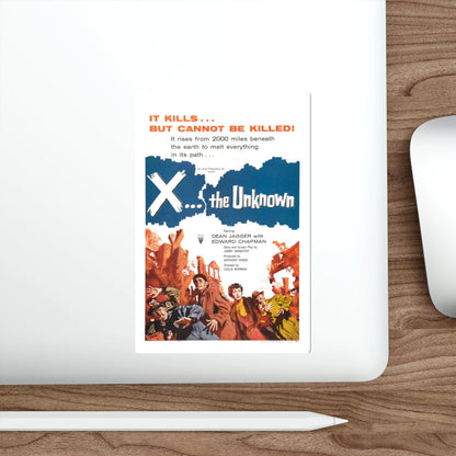 X - THE UNKNOWN 1956 Movie Poster STICKER Vinyl Die-Cut Decal-The Sticker Space