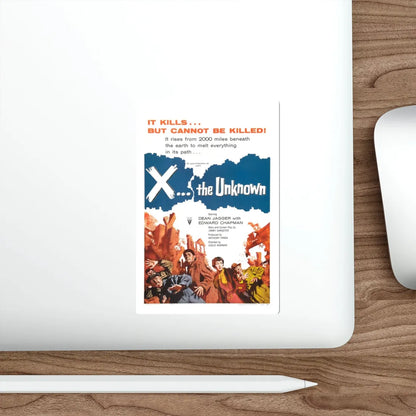X - THE UNKNOWN 1956 Movie Poster STICKER Vinyl Die-Cut Decal - The Sticker Space