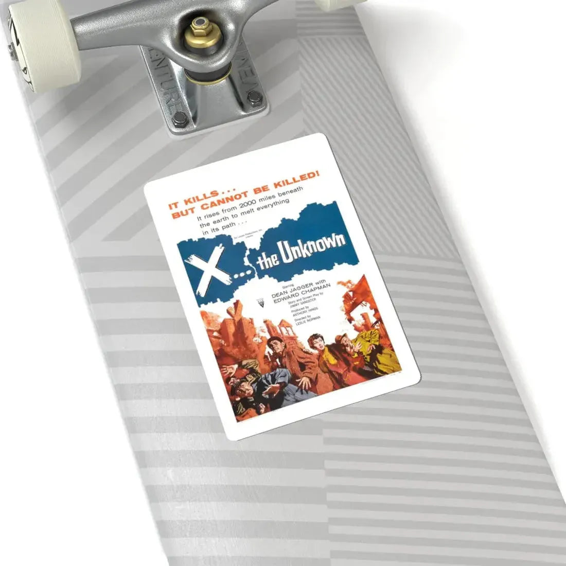 X - THE UNKNOWN 1956 Movie Poster - STICKER Vinyl Kiss-Cut Decal - The Sticker Space