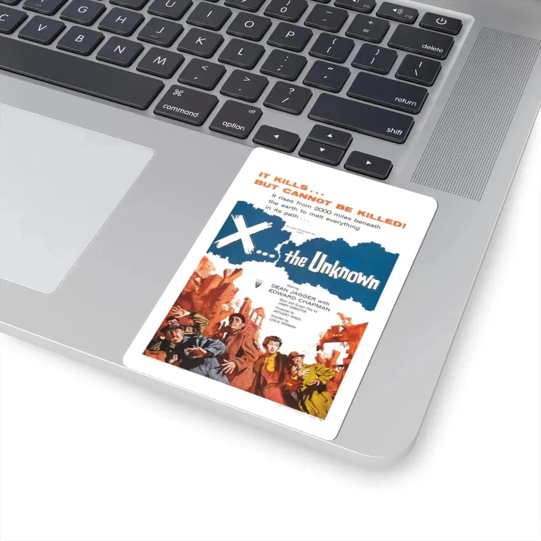 X - THE UNKNOWN 1956 Movie Poster - STICKER Vinyl Kiss-Cut Decal - The Sticker Space