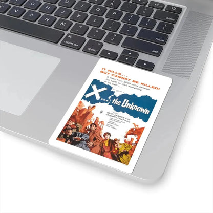 X - THE UNKNOWN 1956 Movie Poster - STICKER Vinyl Kiss-Cut Decal - The Sticker Space