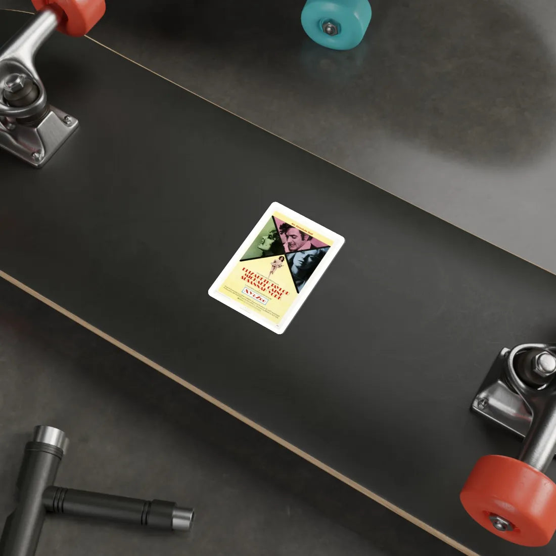 X Y and Zee 1972 Movie Poster STICKER Vinyl Die-Cut Decal - The Sticker Space