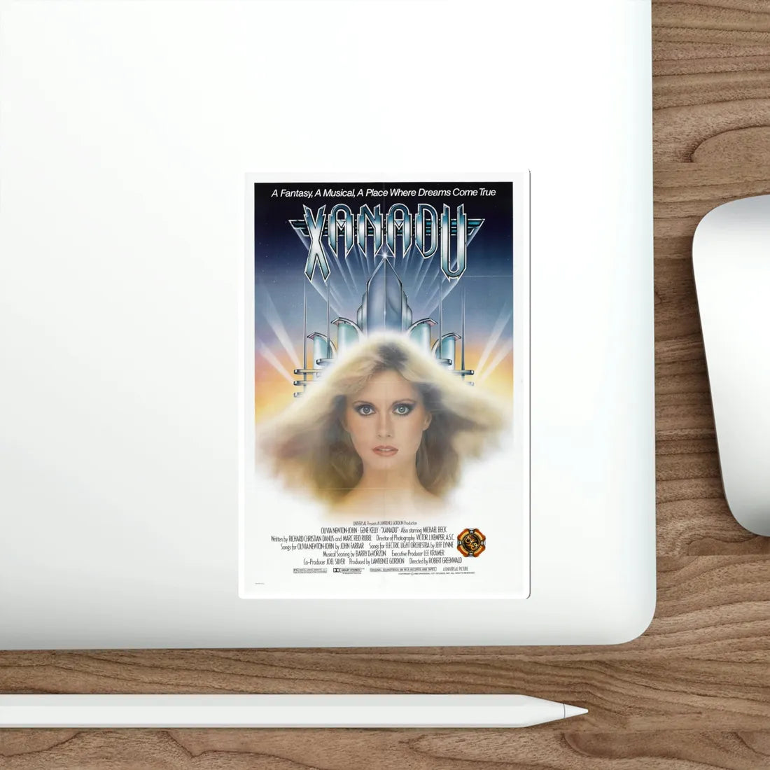 Xanadu 1980 Movie Poster STICKER Vinyl Die-Cut Decal - The Sticker Space