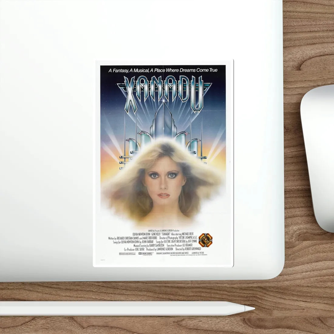 Xanadu 1980 Movie Poster STICKER Vinyl Die-Cut Decal - The Sticker Space
